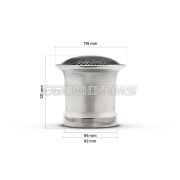 Malossi AIR HORN  52x71x1,2 fast.threaded WITH NET PHM