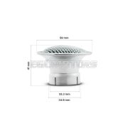 Malossi AIR HORN 32x43 WITH NET