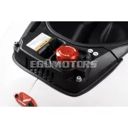 Red fuel tank cap