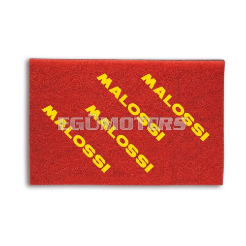 Malossi kétrétegű légszűrő szivacs, A4 20x30 cm, 16 mm vastag - DOUBLE Red Sponge