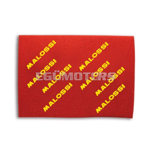 Malossi kétrétegű légszűrő szivacs, A3 40x30 cm, 16 mm vastag - DOUBLE Red Sponge
