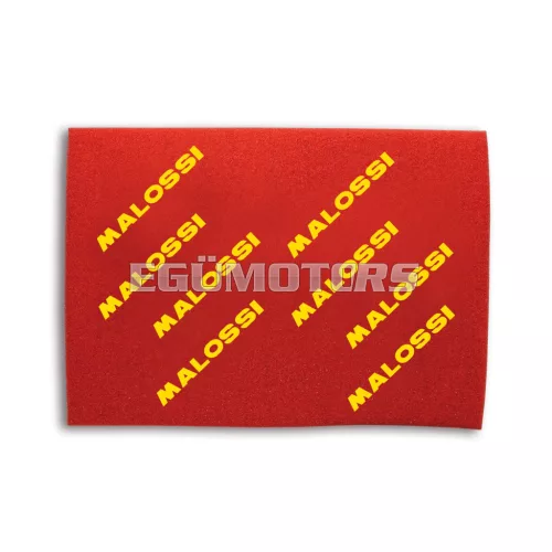Malossi kétrétegű légszűrő szivacs, A3 40x30 cm, 16 mm vastag - DOUBLE Red Sponge