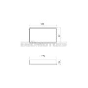 W BOX MHR air filter for air box