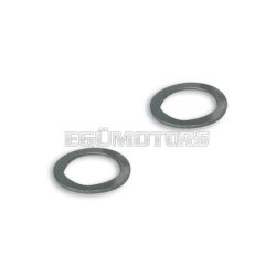 2 shims Ø 20x14x1 mm steel