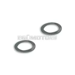 2 shims Ø 20x14x1 mm steel