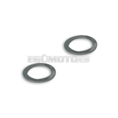 2 shims Ø 20x14x1 mm steel