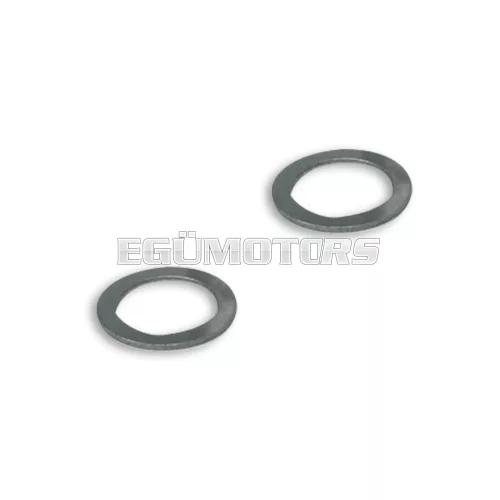 2 shims Ø 20x14x1 mm steel