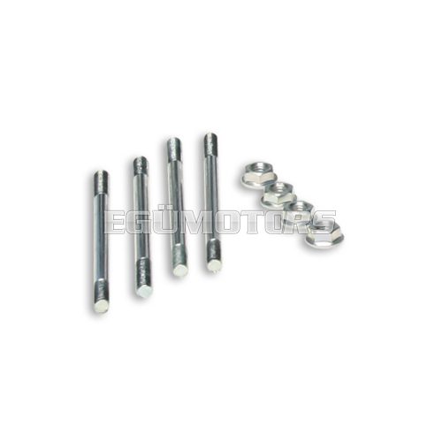 Stud and nut kit for modular head Ø 47,6