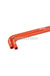 2 tubes for radiator length 117,5 cm with Ø internal 1,6 cm and Ø external 2,4 cm