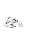 Malossi 2 CHROMED COVERS for REAR-VIEW MIRROR SLOTS