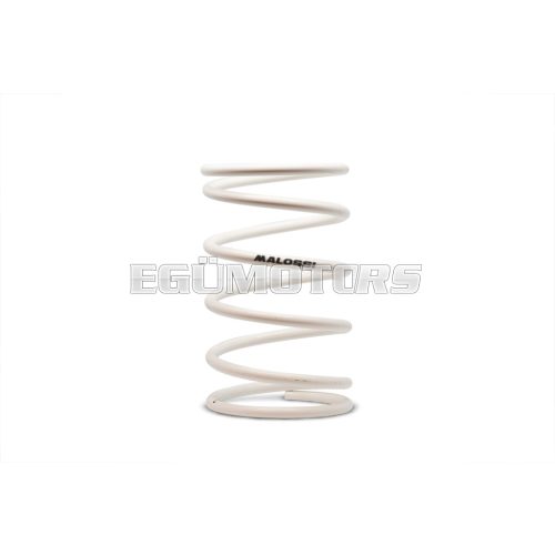Malossi WHITE VARIATOR ADJUSTER SPRING ext.77,7x130mm thread 6mm 8,9k