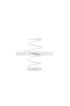 Malossi WHITE VARIATOR ADJUSTER SPRING ext.53,1x110mm thread 3,6mm 3,5k