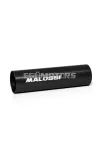 Silencer pipe with external Ø 60 in aluminium black anodised