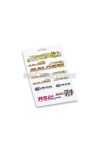 Malossi FOLDER of PVC MATCHED STICKERS 13,3x23,3 cm