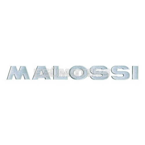 Malossi STICKER MALOSSI - 3D - SILVER - 21 cm