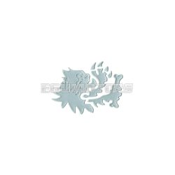 Malossi STICKER MALOSSI HEAD LION - 3D - SILVER - 10 cm