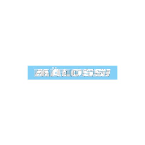 Malossi MALOSSI WHITE HEAT-RESISTENT STICKER - L.11 cm