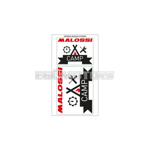 Malossi MALOSSI CAMP STICKER 8X 14 cm