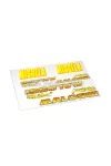 Malossi Fluo PVC vintage stickers folder - dimensions 17x25 cm