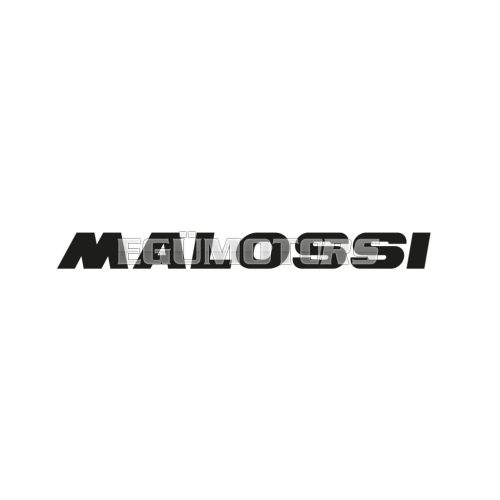Malossi PRE-SPACED MALOSSI STICKER BLACK - L.32 cm H.3,5 cm