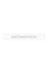 Malossi PRE-SPACED MALOSSI STICKER WHITE - L.32 cm H.3,5 cm