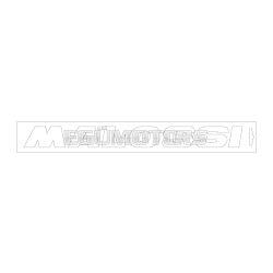 Malossi PRE-SPACED MALOSSI STICKER WHITE - L.32 cm H.3,5 cm