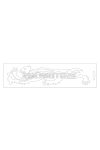 Malossi WHITE LION STICKER - LEFT 23 cm