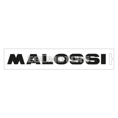 Malossi BLACK MALOSSI STICKER - 14 cm