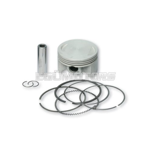 Malossi PISTON 61 pin 14 rect./oil rings 3 00
