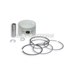 Malossi PISTON 58 pin 14 rect./oil rings 3 CC