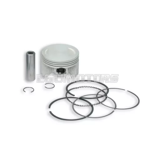 Malossi PISTON 58 pin 14 rect./oil rings 3 CC