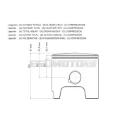 Malossi PISTON 50 pin 12 chro.rect.ring 1 D