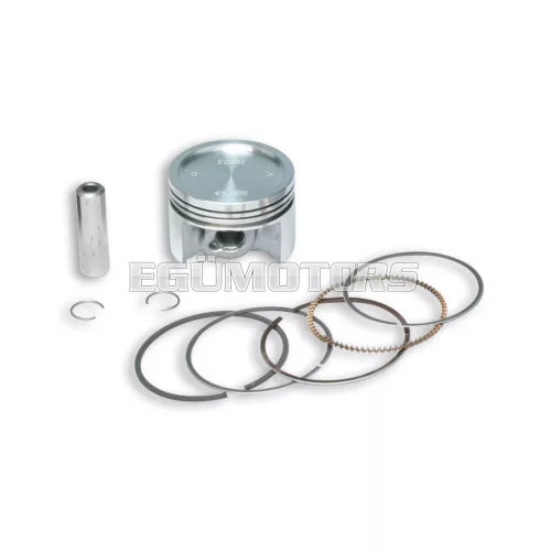 Malossi PISTON 44 pin 10 rect./oil rings 3 00