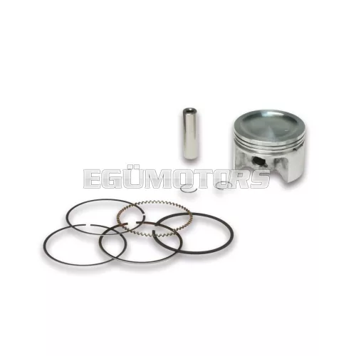 Malossi PISTON 49 pin 10 rect./oil rings 3 00