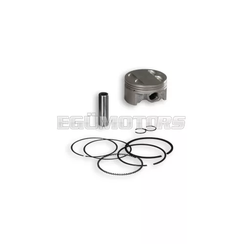 Malossi PISTON 61 pin 14 rect./oil rings 3 00