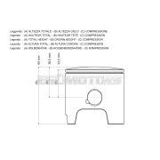 Malossi PISTON 63,4 pin 15 rect. rings 2