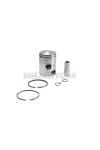 Piston 2T Ø 38,4 with pin Ø 12 and 2 rectangular rings size C