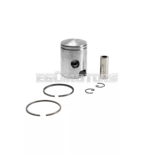 Piston 2T Ø 38,4 with pin Ø 12 and 2 rectangular rings size C