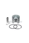 Piston 2T Ø 55.4 with pin Ø 12 and 2 rectangular rings