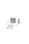 Malossi PISTON 46,5 pin 12 rect. rings 2 C