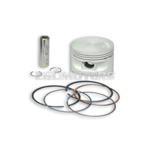 Malossi PISTON 60 pin 14 rect./oil rings 3 CC