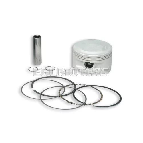 Malossi PISTON 77 pin 17 rect./oil rings 3 E