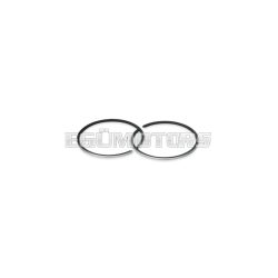 Malossi 2 PISTON RINGS 45,5x1,5 chro.rectangular