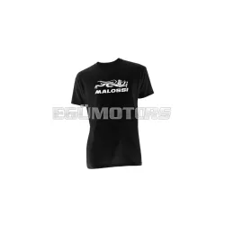 Malossi BLACK T-SHIRT MALOSSI TOP ( XXL )