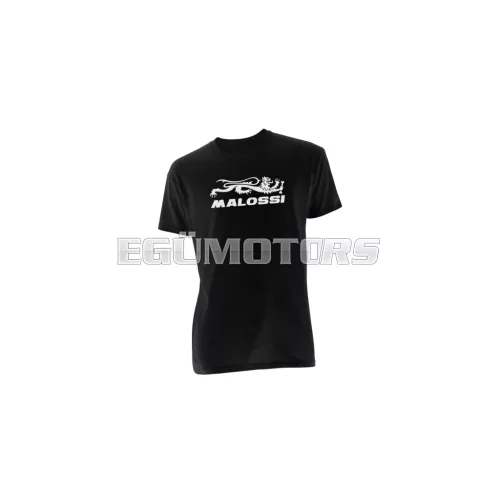 Malossi BLACK T-SHIRT MALOSSI TOP ( XXL )