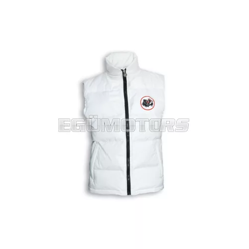 Malossi WHITE PADDED WAISTCOAT MALOSSI- RACERS ( L )