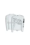 Malossi WHITE T-SHIRT MALOSSI (LONG sleeve) - BAR CODE ( M )