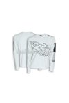 Malossi WHITE T-SHIRT MALOSSI (LONG sleeve) - BAR CODE ( L )