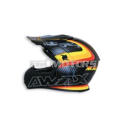 Malossi Malossi BLACK Off ROAD HELMET - BRIGHT vers. ( M )