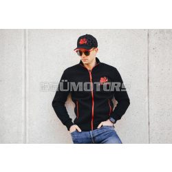 Malossi BLACK SWEATER with MALOSSI RED WRITING ( XXXL )